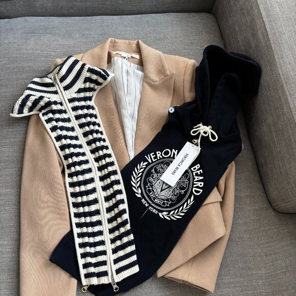 Veronica Beard Hosanna dickey jacket with two dickeys - Picture 1 of 7